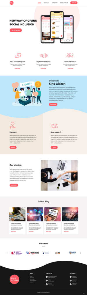 Web Design by pb for Gmeal Singapore Pte Ltd | Design: #27071870