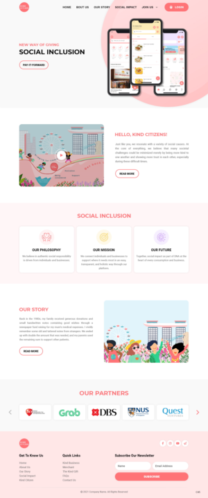 Web Design by pb for Gmeal Singapore Pte Ltd | Design: #27071874