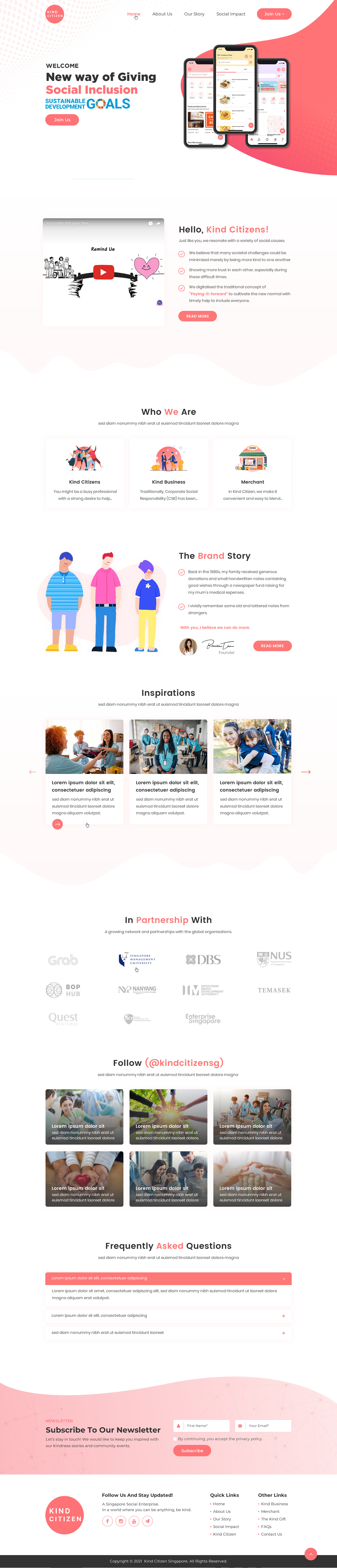 Web Design by Sbss for Gmeal Singapore Pte Ltd | Design #27133131