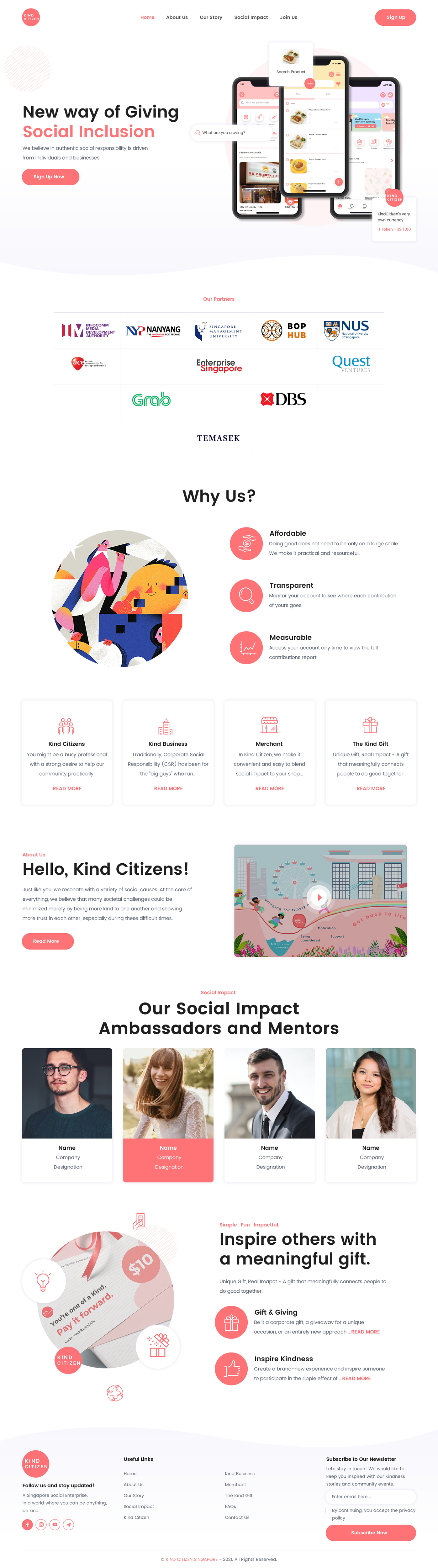 Web Design by rightway for Gmeal Singapore Pte Ltd | Design #27087476