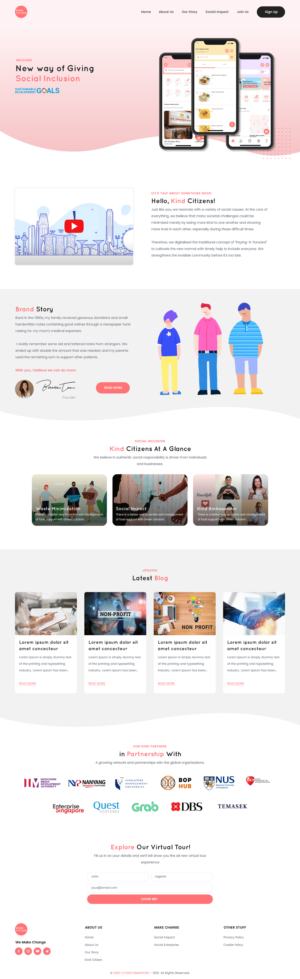 Web Design by rightway for Gmeal Singapore Pte Ltd | Design: #27126687