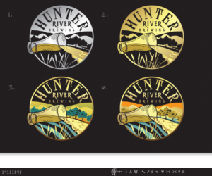 Hunter River Brewing | Diseño de Logo por AD-X