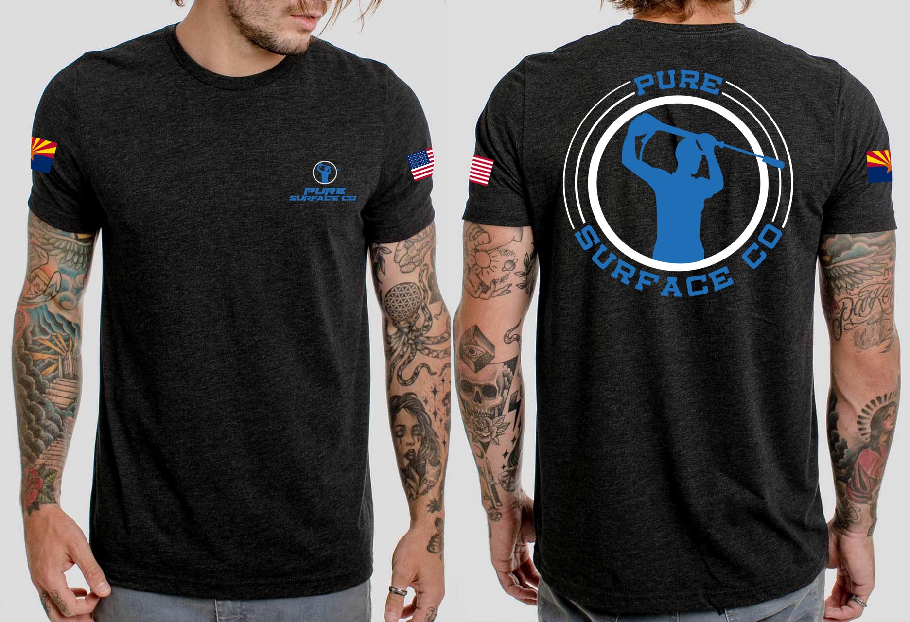 T-shirt Design by O_O NIZAL O_O for Pure surface co | Design #27075095