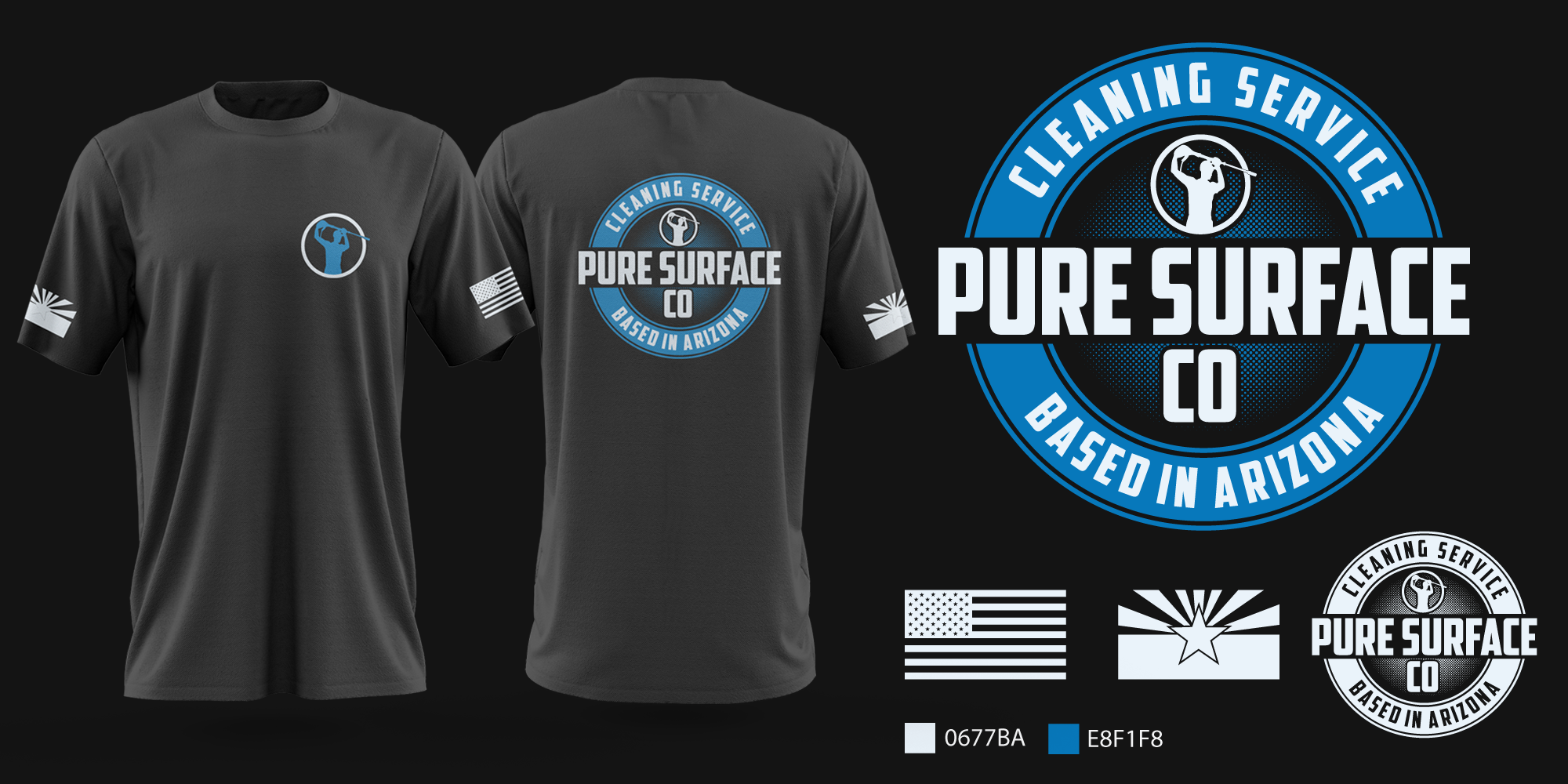 T-shirt Design by Risallah for Pure surface co | Design #27066452