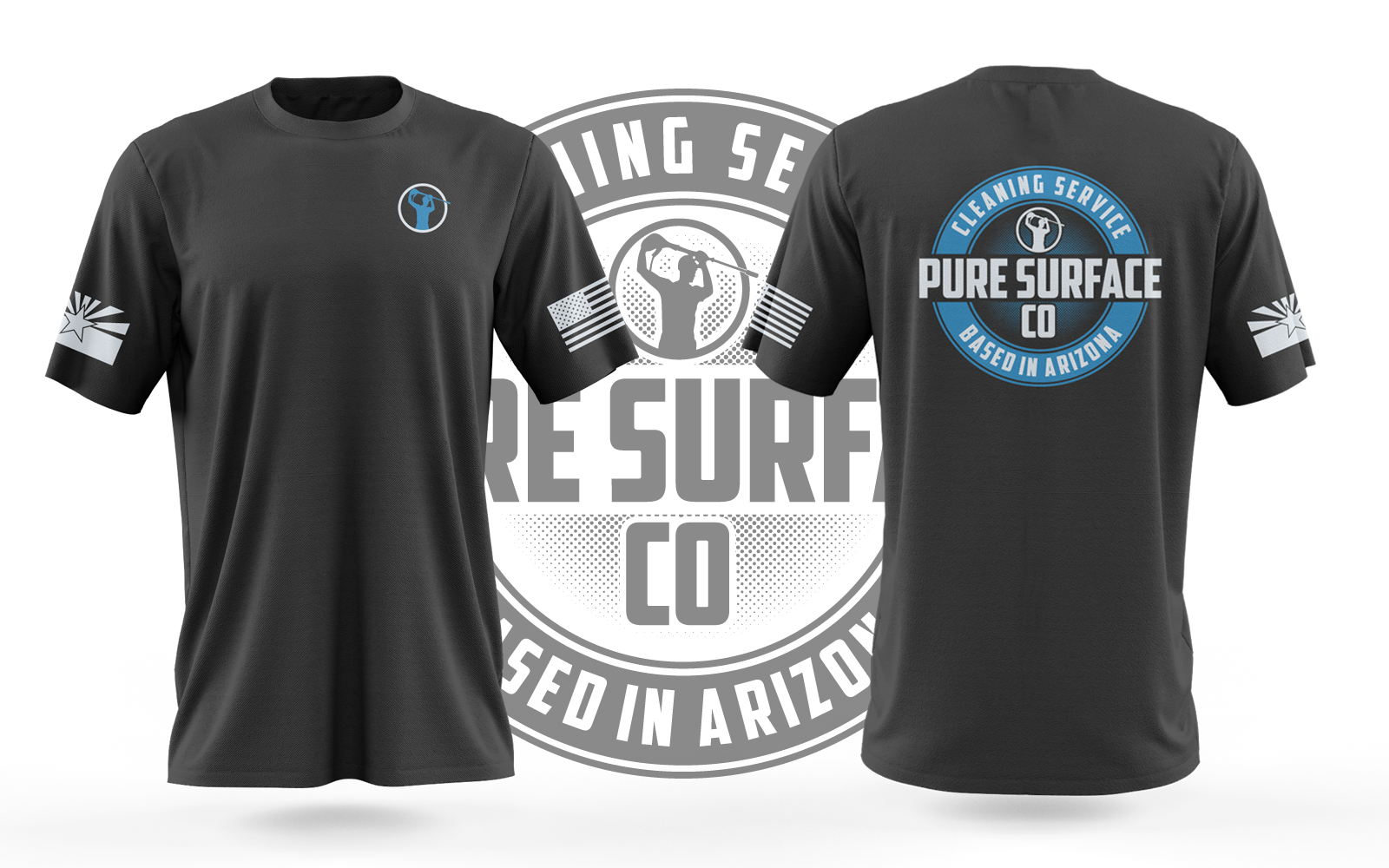 T-shirt Design by Risallah for Pure surface co | Design #27066994