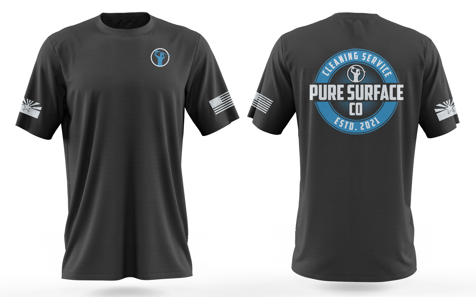 T-shirt Design by Risallah for Pure surface co | Design #27067098
