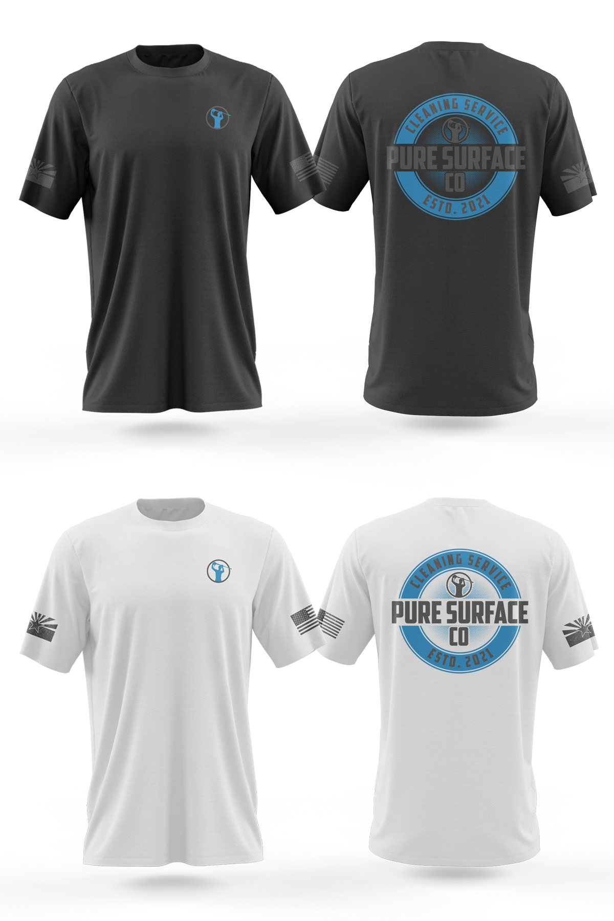 T-shirt Design by Risallah for Pure surface co | Design #27067195