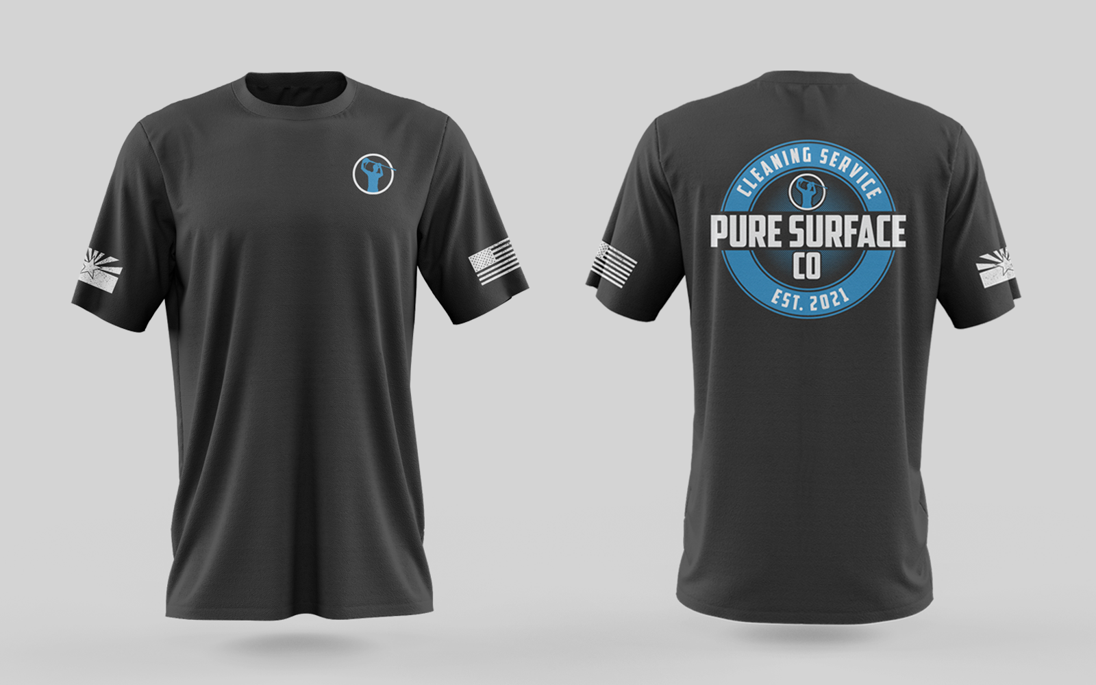 T-shirt Design by Risallah for Pure surface co | Design #27140335