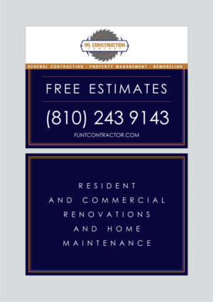 Lawn sign for construction company | Schilder-Design von Atvento Graphics