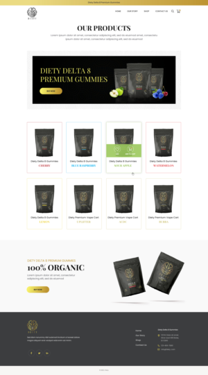 Design a website for a newly developed Delta 8 THC Company | Web Design by SAC-D