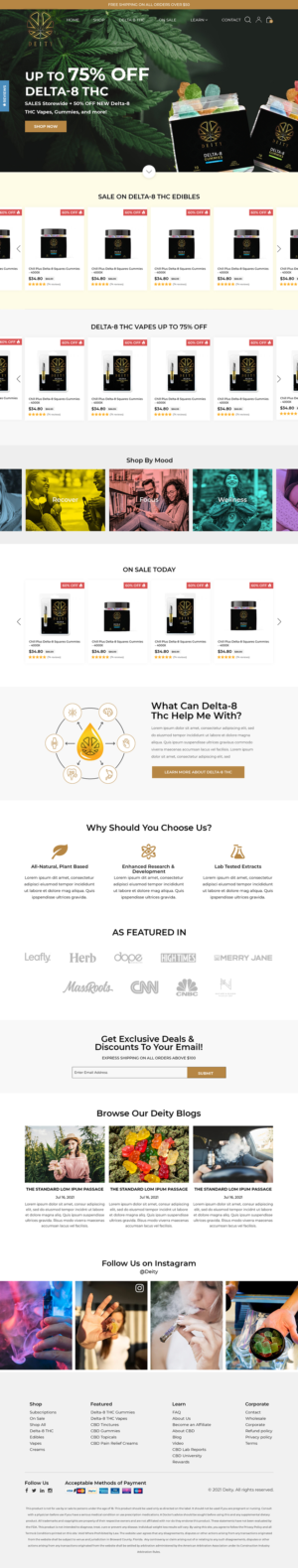Web Design par Titan Eagle pour NVUS Labs | Design : #27080657