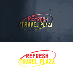 Refresh Travel Plaza | Logo Design by MagicMan 3
