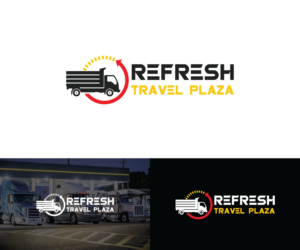 Refresh Travel Plaza | Logo Design by Iris 3