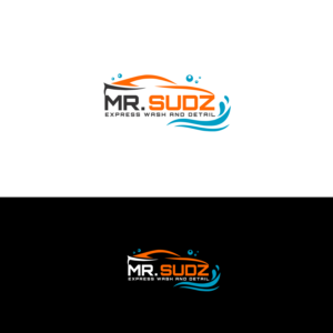 Mr. Sudz Express wash and detail | Logo Design by aberyor