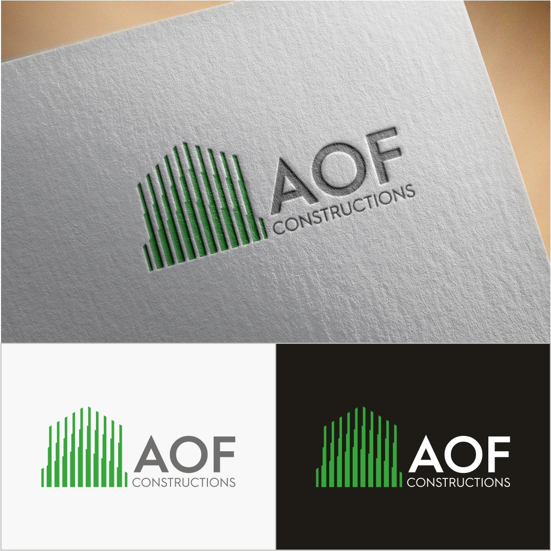 Logo Design by TRIE 2 for AOF CONSTRUCTIONS PTY LTD | Design: #27080814