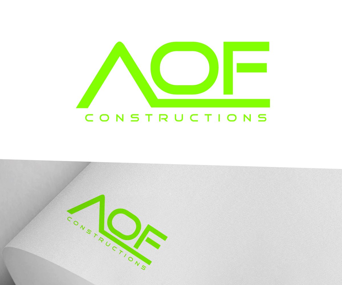 Logo Design by logoarts for AOF CONSTRUCTIONS PTY LTD | Design #27076089