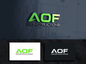 AOF Constructions | Diseño de Logo por ArtSamurai