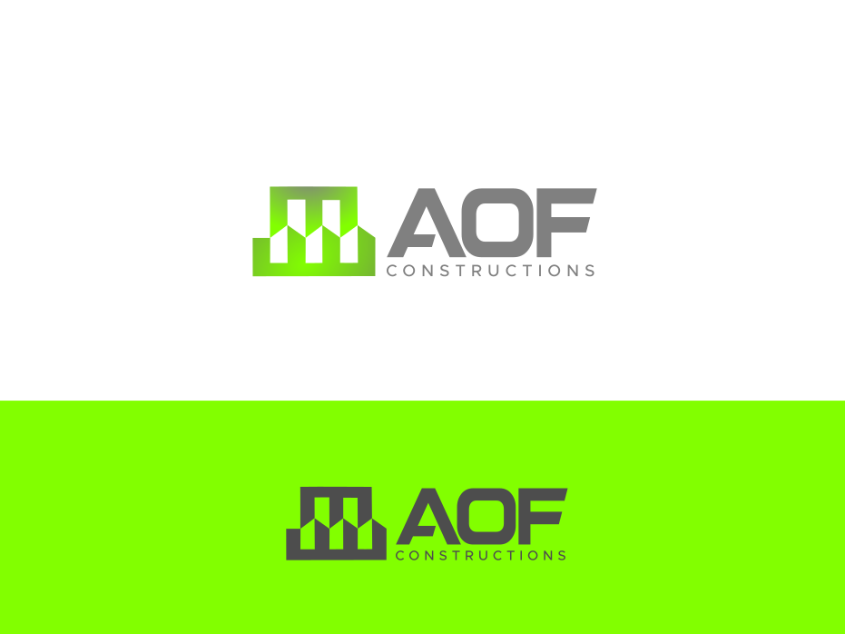 Diseño de Logo por Mirela78 para AOF CONSTRUCTIONS PTY LTD | Diseño #27067715