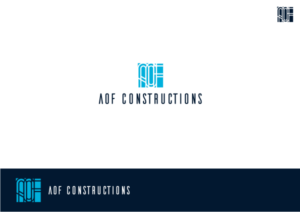 AOF Constructions | Logo Design by Amduat Design