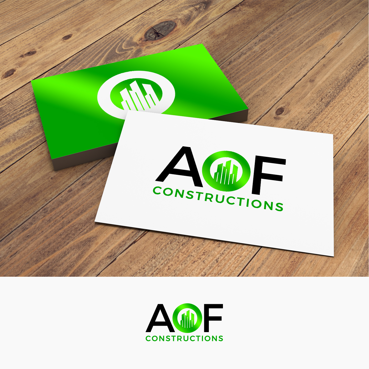 Diseño de Logo por DiLion para AOF CONSTRUCTIONS PTY LTD | Diseño #27076598