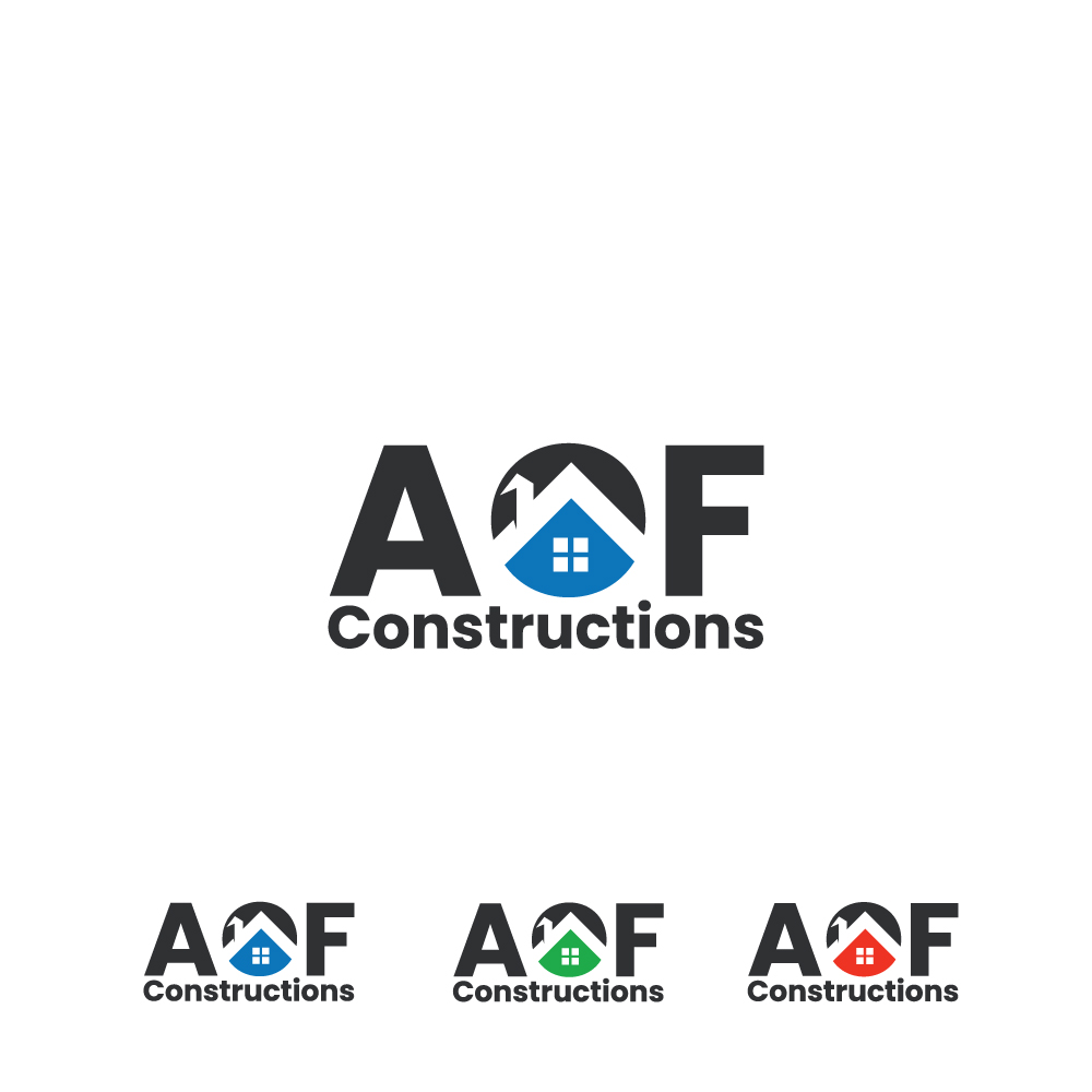 Diseño de Logo por NZ Creatives para AOF CONSTRUCTIONS PTY LTD | Diseño #27074432