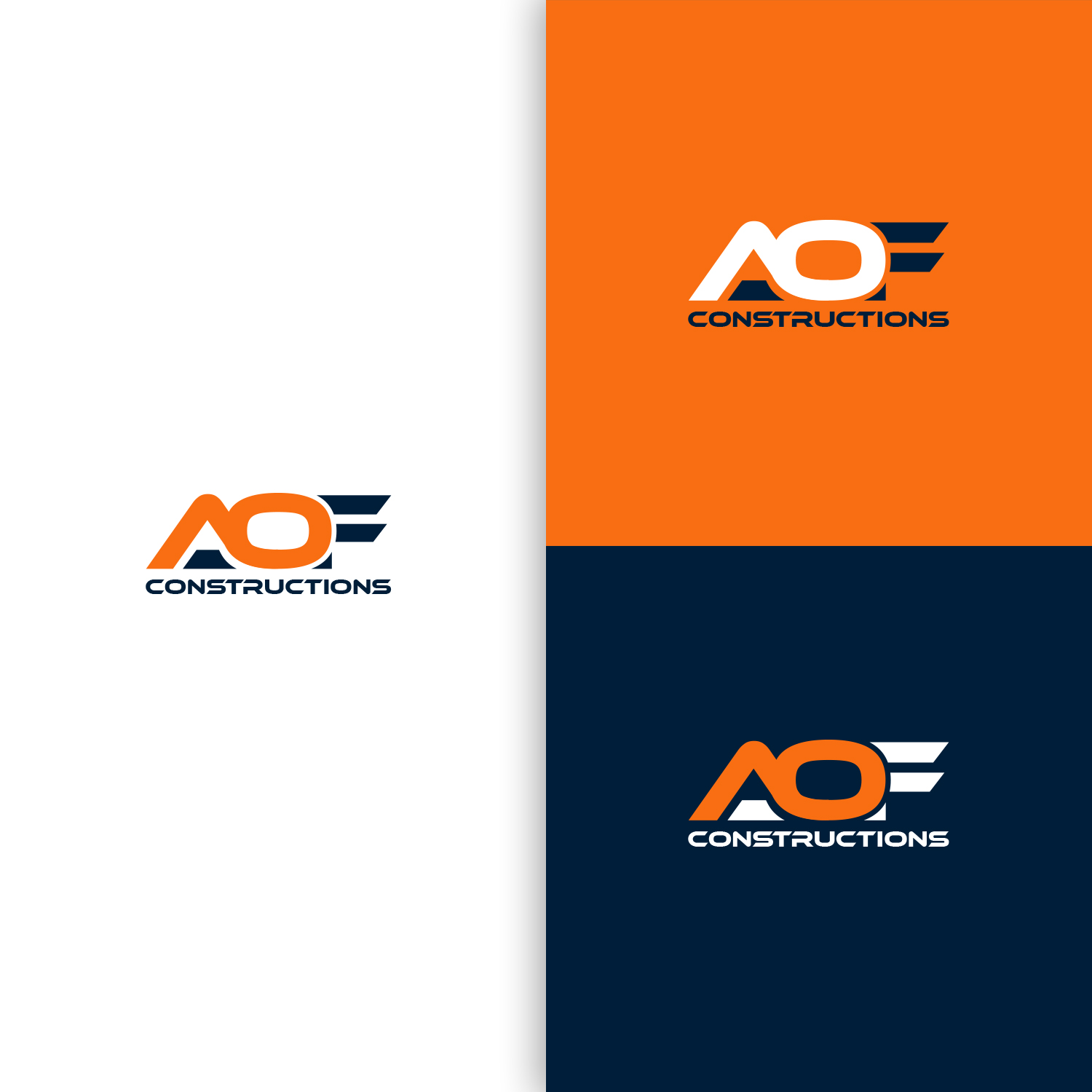 Diseño de Logo por NZ Creatives para AOF CONSTRUCTIONS PTY LTD | Diseño #27074451