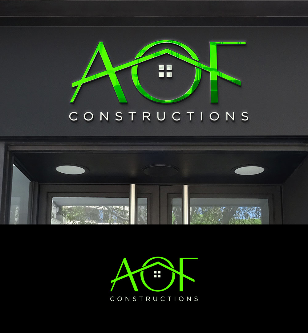Diseño de Logo por Namita para AOF CONSTRUCTIONS PTY LTD | Diseño #27074535