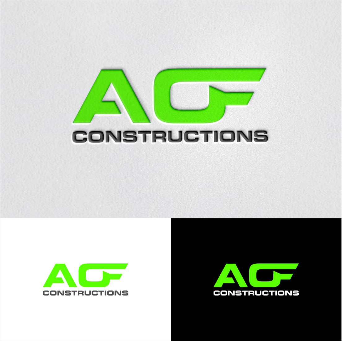 Logo Design by vintana for AOF CONSTRUCTIONS PTY LTD | Design #27069507