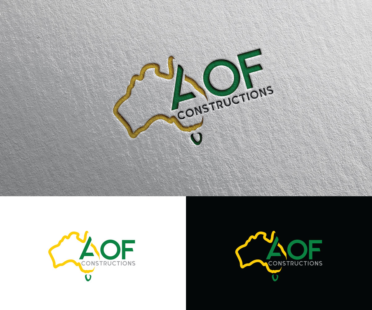 Logo Design by Iris 3 for AOF CONSTRUCTIONS PTY LTD | Design #27063476