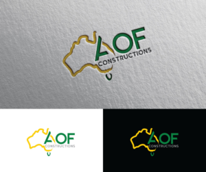 AOF Constructions | Logo Design by Iris 3