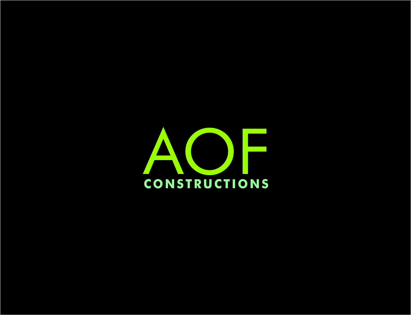 Logo Design by BNdesigner for AOF CONSTRUCTIONS PTY LTD | Design #27070194