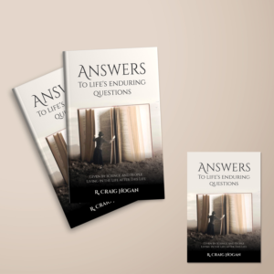 Book Cover for Answers to Life's Enduring Questions | Graphic Design by Fat Bat Man