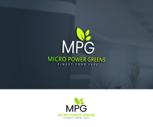 Micro Power Greens (MPG)- Finest.Food.Fuel | Diseño de Logo por BabAgori