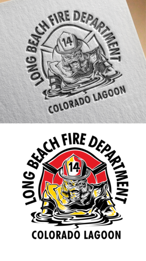 Long Beach Fire Department, Colorado Lagoon, 14 | Logo Design by blue eye