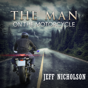 CD cover/promotional graphic for a new single 'The Man on the Motorcycle'. | CD-Cover-Design von CreaTVIT