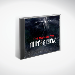CD cover/promotional graphic for a new single 'The Man on the Motorcycle'. | CD-Cover-Design von tuan1968