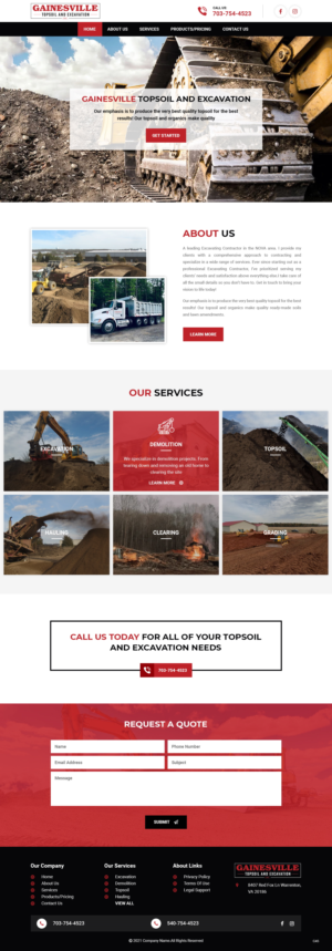 Web Design by pb for this project | Design #27071855