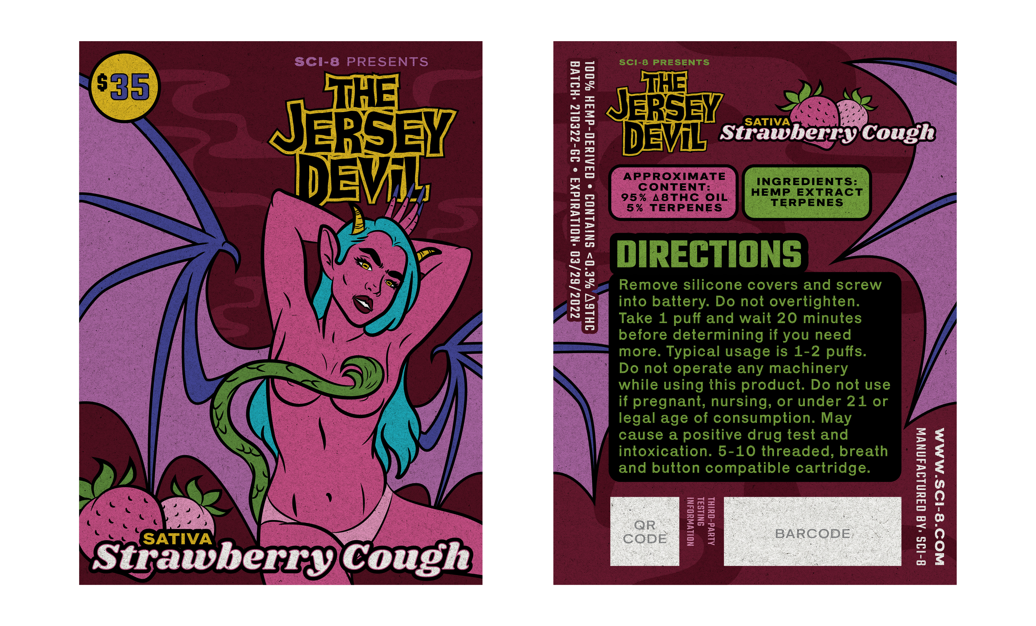 Diseño de Etiqueta por Toblindfoldher Graphic Design para Sci-8 | Diseño #27088130