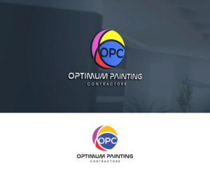 Optimum Painting contractors | Logo Design by BabAgori