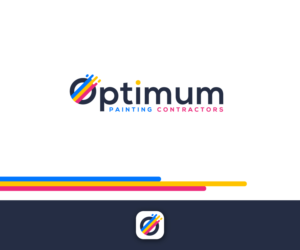Optimum Painting contractors | Logo Design by Fat Bat Man