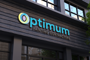 Optimum Painting contractors | Logo Design by rimu