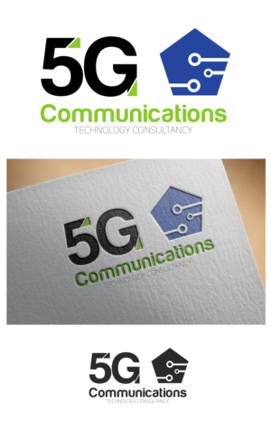 5G Communications logo | Diseño de Tarjeta de Presentación por ipog