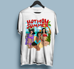 HOT MOM SUMMER  !!! | T-shirt Design by dundun