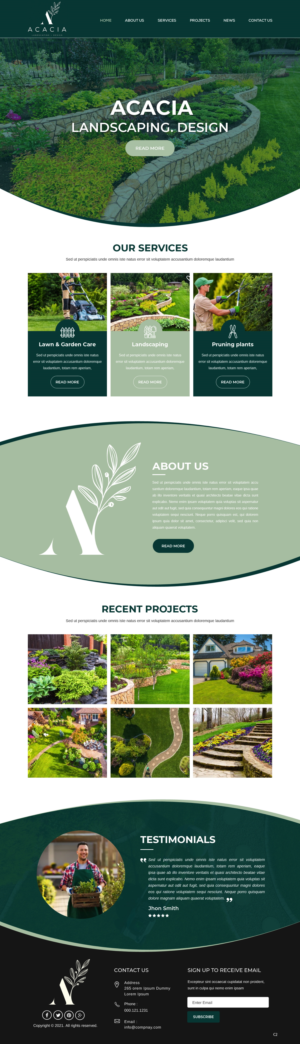 Web Design by pb for this project | Design: #27076386