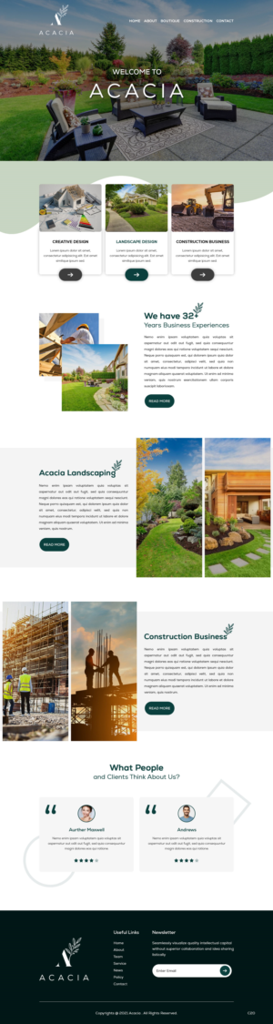 Web Design by pb for this project | Design: #27076387