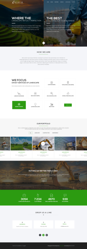 Web Design by Amir Iqbal for this project | Design #27074653