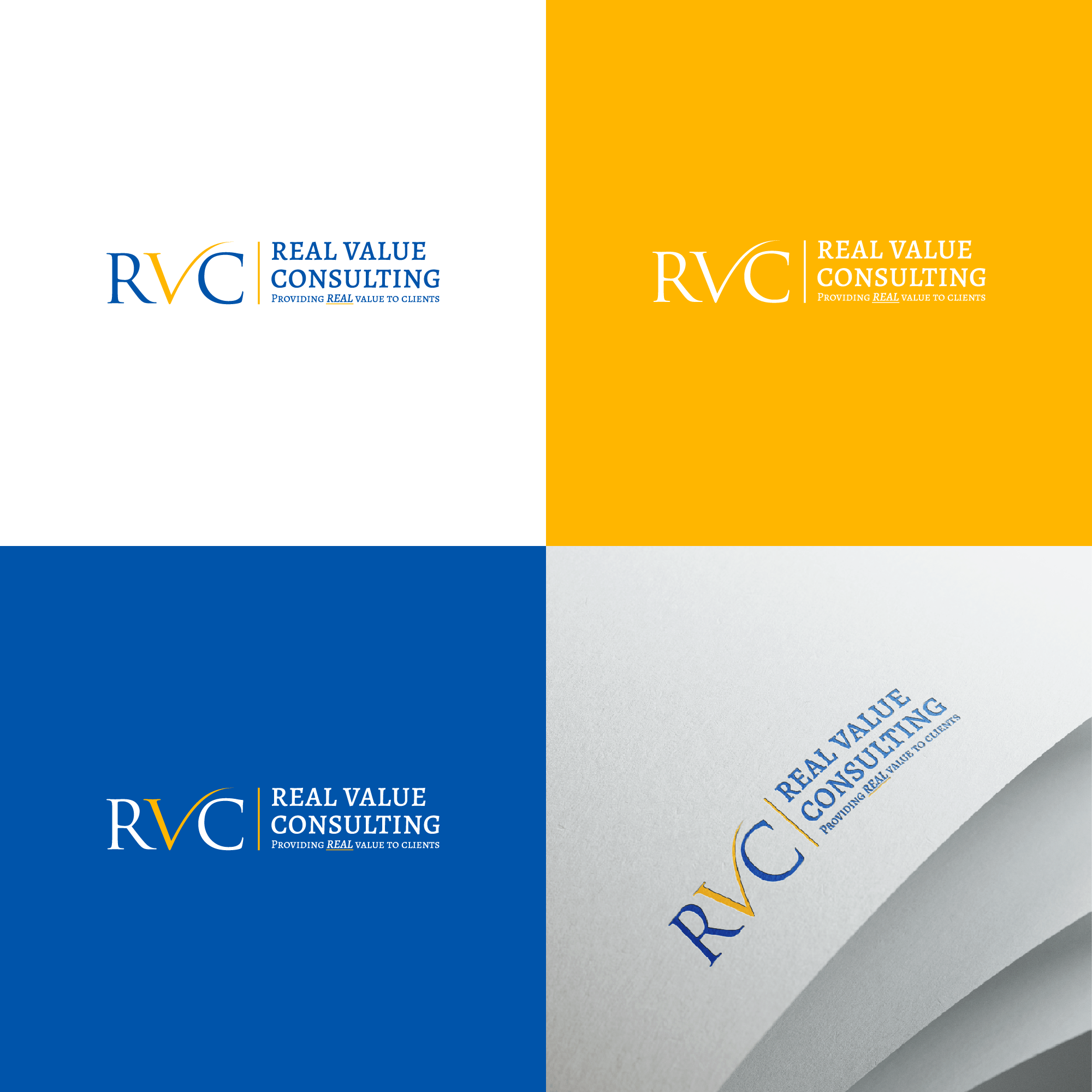 Diseño de Logo por Gethuk_Studio para Real Value Consulting | Diseño #27092362
