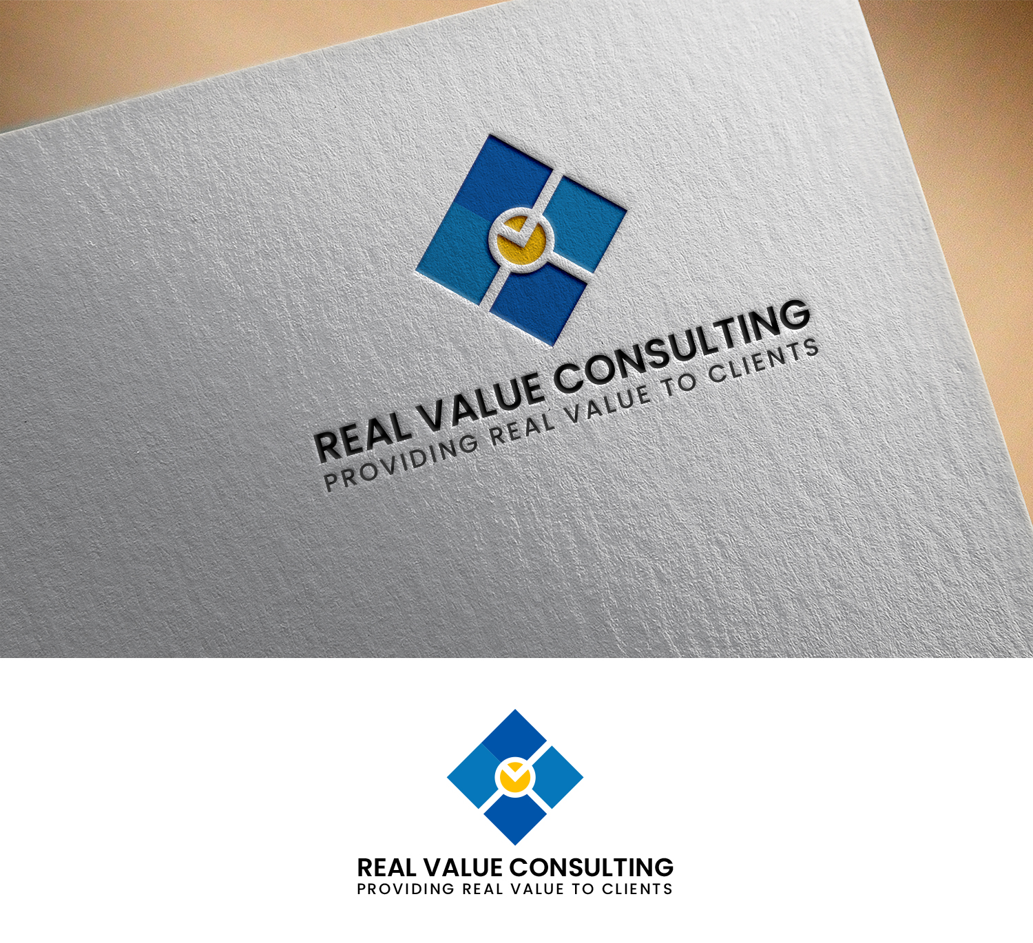 Logo Design by MD Aminul Islam for Real Value Consulting | Design #27076499
