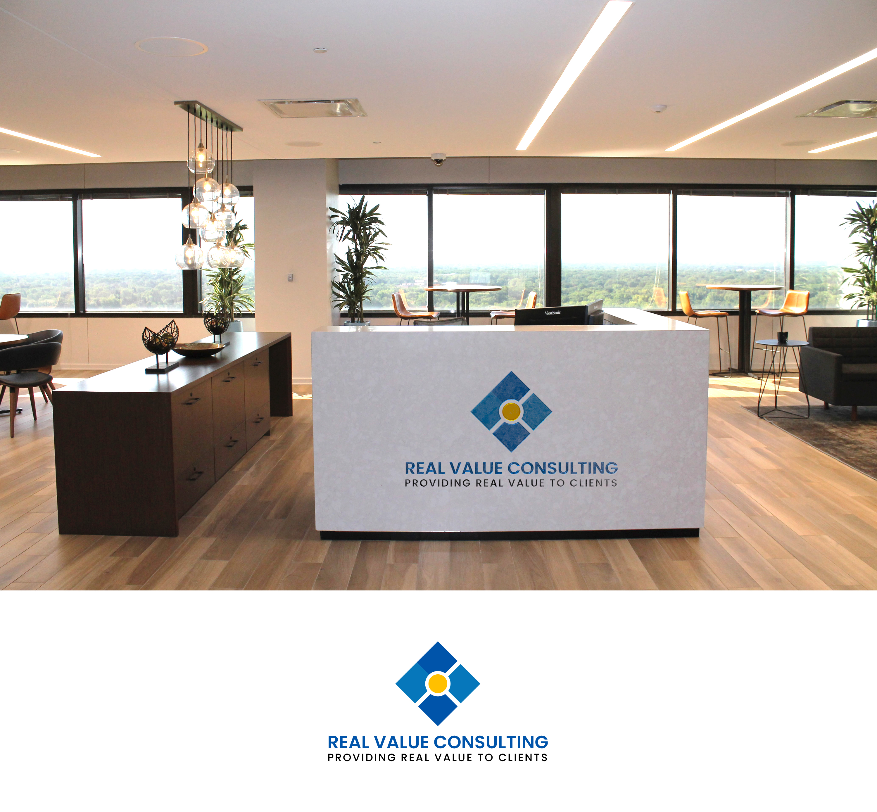 Diseño de Logo por MD Aminul Islam para Real Value Consulting | Diseño #27076500