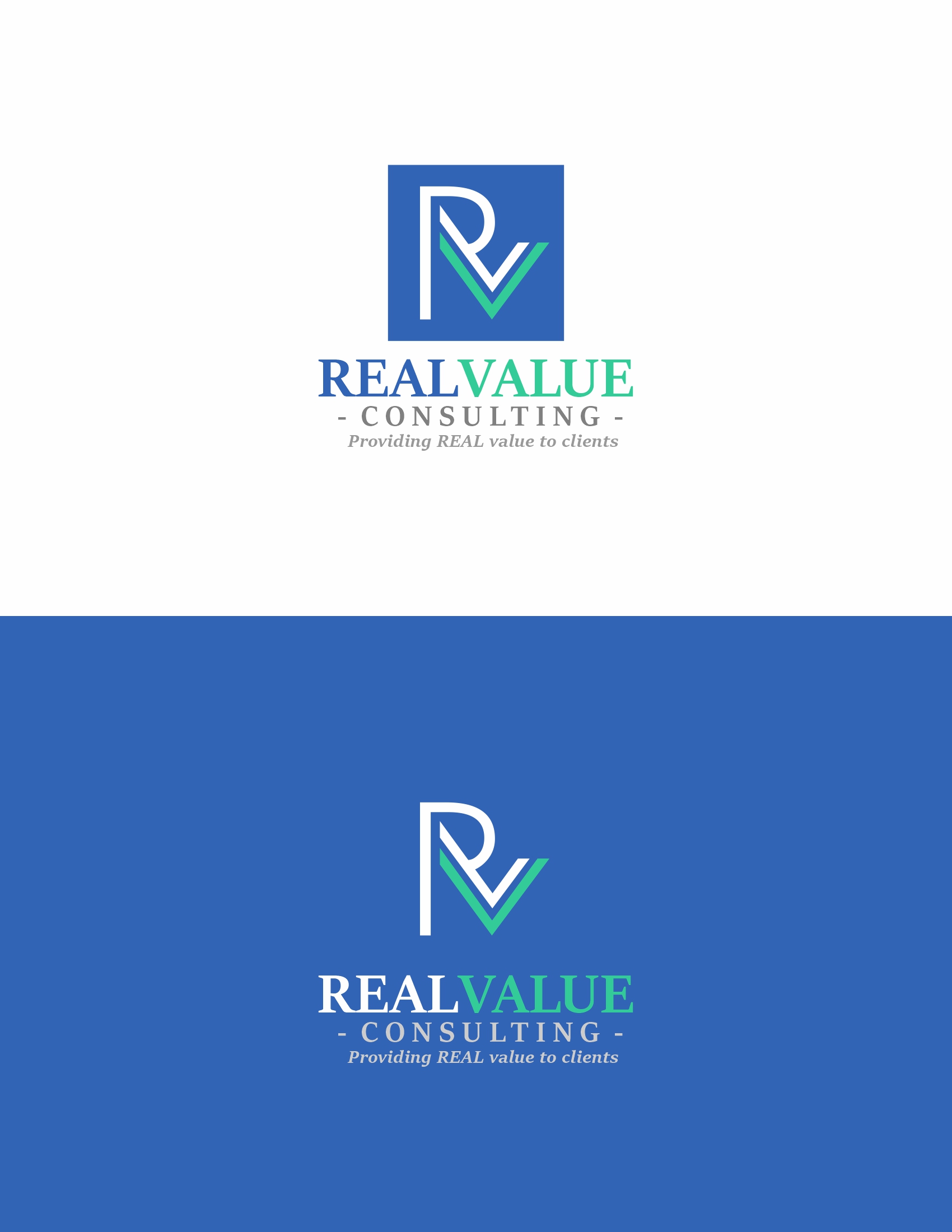 Logo-Design von Praza für Real Value Consulting | Design #27100290
